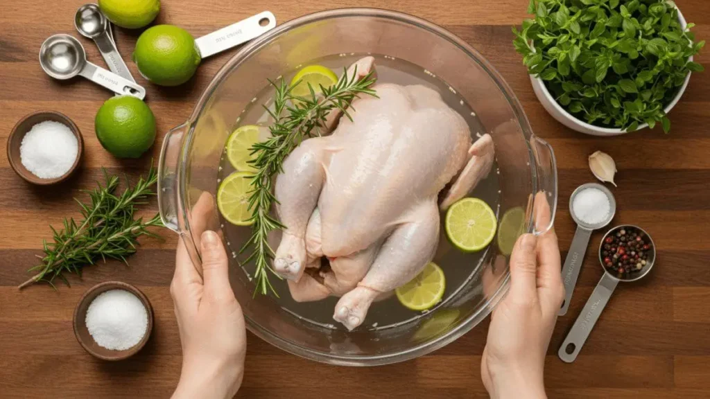 brine chicken