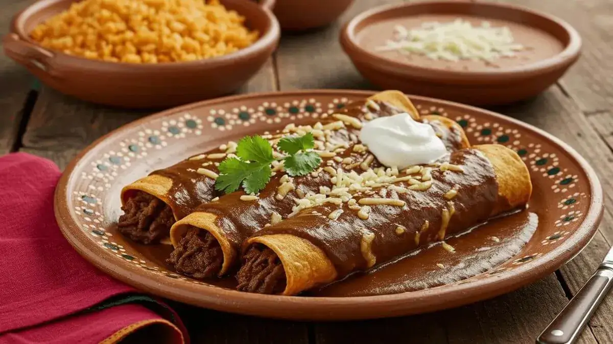 beef enchiladas mole recipe