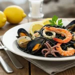 seafood squid ink pasta recipe​